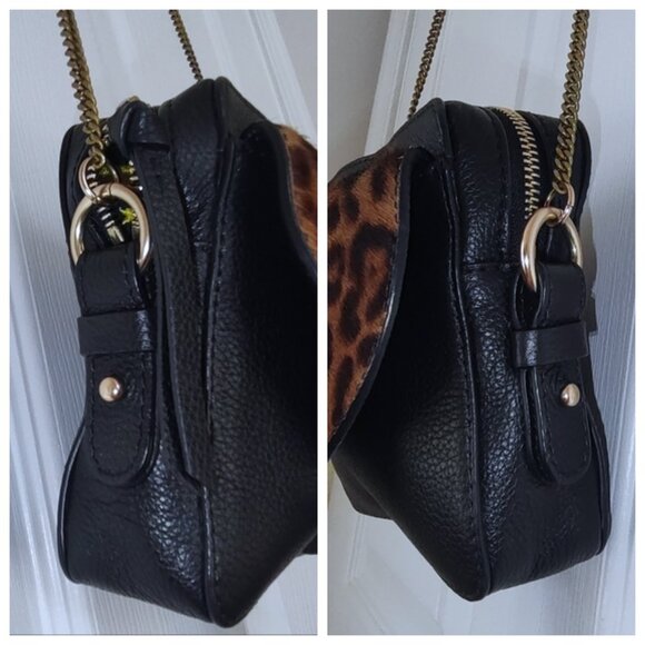 See By Chloe Joan leopard crossbody chain mini bag EUC - Picture 6 of 11